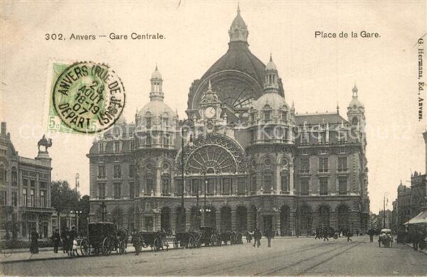 Anvers Antwerpen Gare Centrale Place de Gare