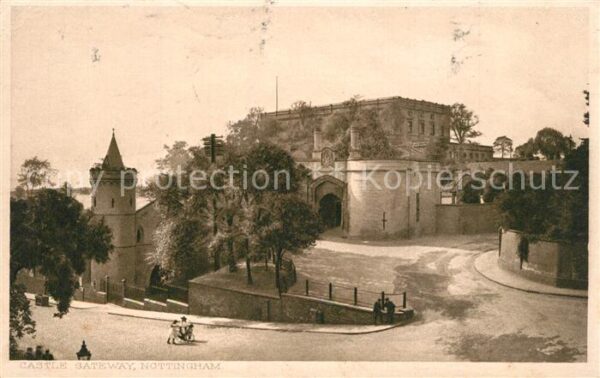 Nottingham UK Castle Gateway