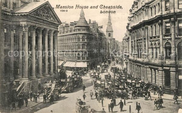 London Mansion House and Cheapside