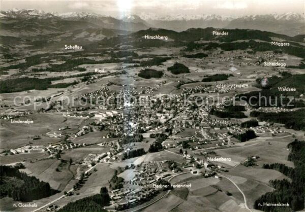 Lindenberg Allgaeu Fliegeraufnahme
