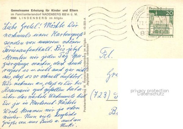 Lindenberg Allgaeu Familienferiendorf Nadenberg Details – Bild 2