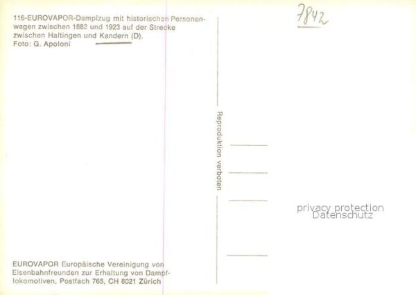 Kandern Eurovapor Dampfzug mit hist Personenwag – Bild 2