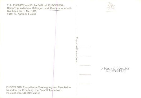 Kandern Eurovapor Dampfzug – Bild 2