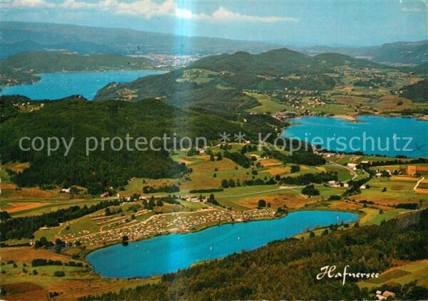 Keutschach See Camping Hafnersee Fliegeraufnahme