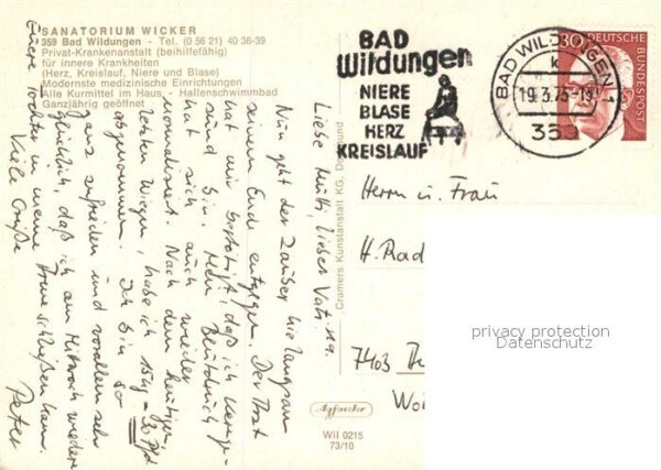 Bad Wildungen Sanatorium Wicker – Bild 2