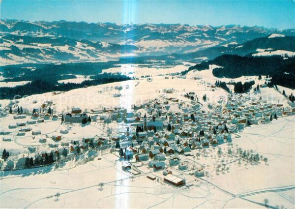 Scheidegg Allgaeu Fliegeraufnahme