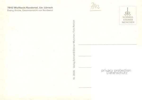Wollbach Kandern Ev Kirche – Bild 2