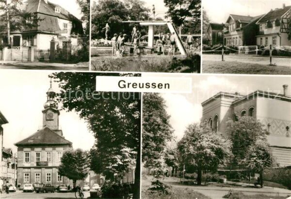 Greussen Kinderkrippe Freibad Gärtnerei Rathaus