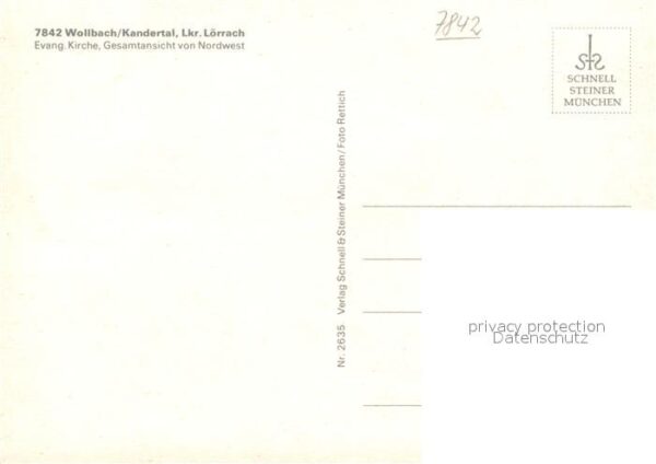 Wollbach Kandern Ev Kirche – Bild 2