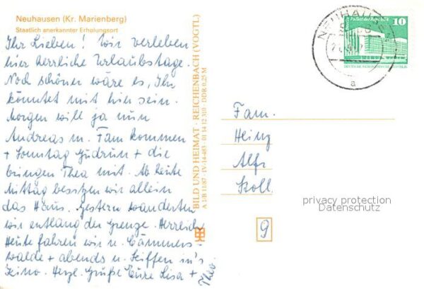 Neuhausen Marienberg Panorama Schloss mit Schwartenbergbaude – Bild 2