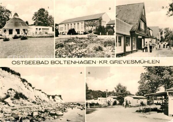 Boltenhagen Ostseebad Pavillon mit Bar FDGB Erholungsheim Fri