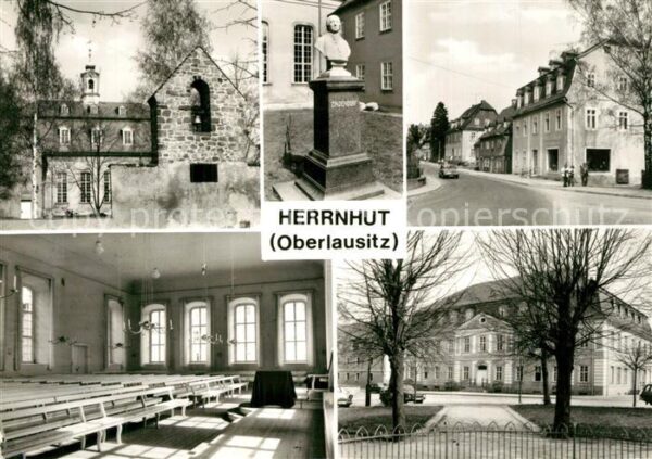 Herrnhut Kirchensaal Glockenstuhl Zinzendorfdenk