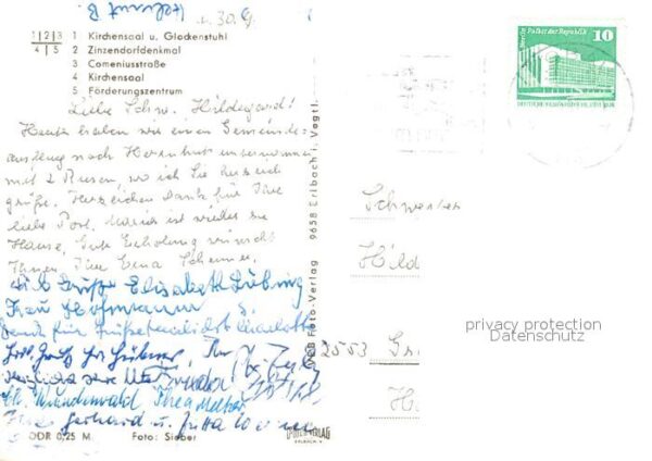 Herrnhut Kirchensaal Glockenstuhl Zinzendorfdenk – Bild 2