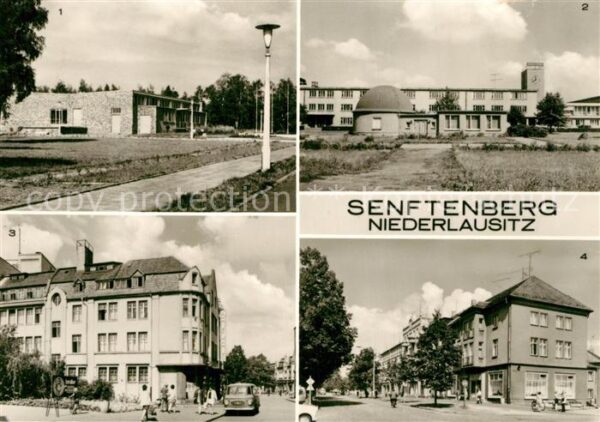 Senftenberg Niederlausitz Volksschwimmbad Planetariu HO Kaufhaus