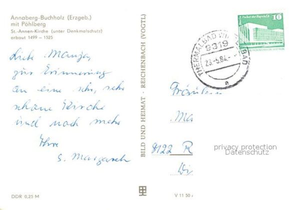 Annaberg-Buchholz Erzgebirge St Annen Kirche – Bild 2