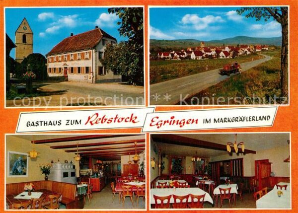 Egringen Gasthaus zum Rebstock Speisesaal Panora
