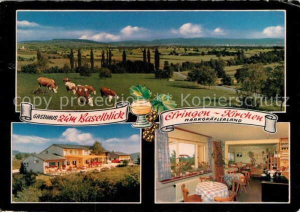 Efringen-Kirchen Panorama Gasthaus Zum Baselblick Gastst