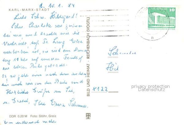 Karl-Marx-Stadt Naherholungszentrum Oberrabenstein Teil – Bild 2