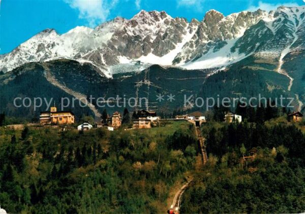 Innsbruck Hungerburg mit Seegrube und Nordkette