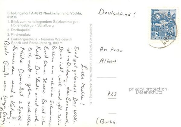 Neukirchen Voeckla Schafberg Dorfkapelle Kirchenplatz Eink – Bild 2
