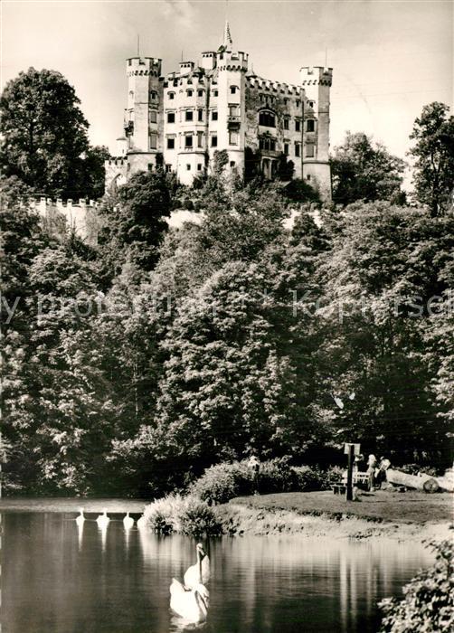Schwangau Schloss Hohenschwangau mit Alpsee