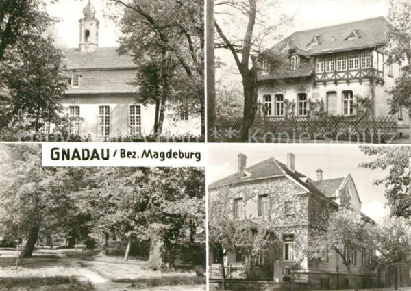 Gnadau Kirche Gartenhaus Platz Landhaus