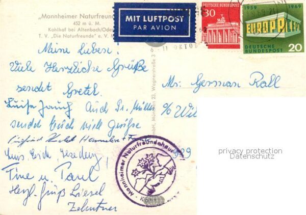 Kohlhof Altenbach Mannheimer Naturfreundehaus – Bild 2