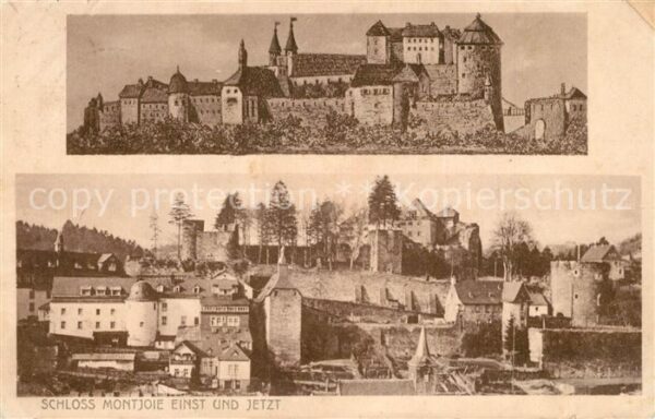Montjoie Monschau Schloss Montjoie