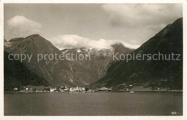 Norge Norwegen Balholm med Essefjord