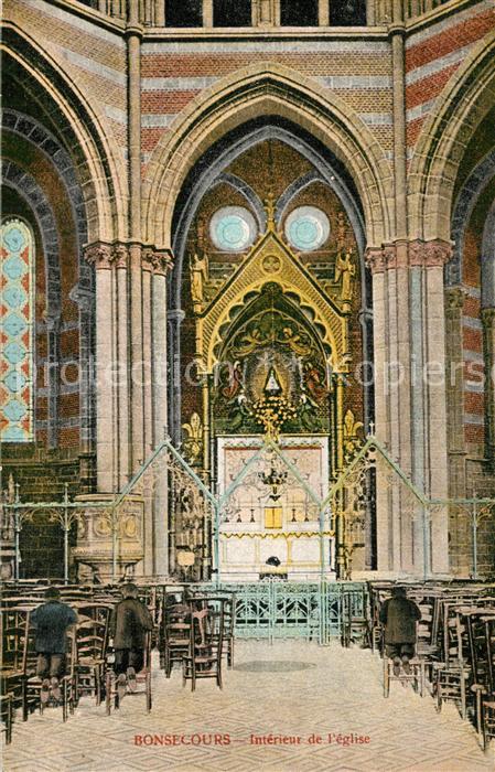 Bonsecours Belgien Interieur de l'eglise