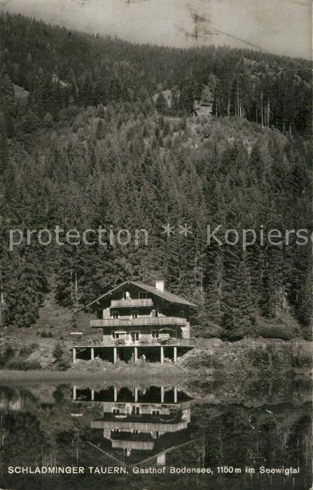 Seewigtale Schladminger Tauern Gasthof Bodensee im