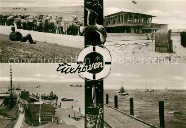 Cuxhaven Nordseebad Strand Hotel Seebrücke