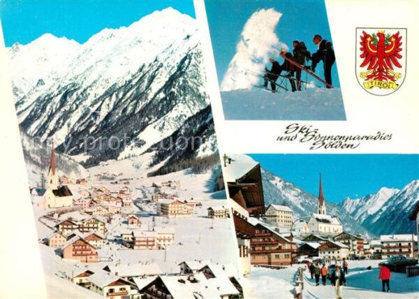 Soelden Oetztal Ski und Sonnenparadies Panorama Ortsmot