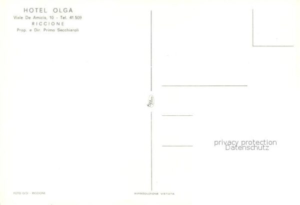 Riccione Hotel Olga Speisesaal – Bild 2