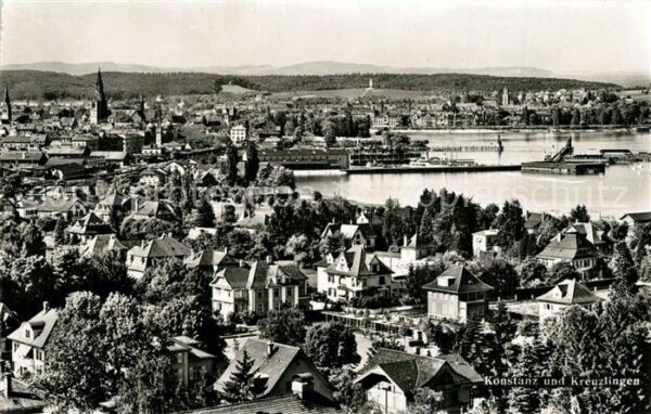 Konstanz Bodensee Panorama mit Kreuzlingen