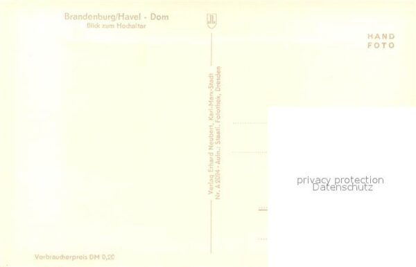 Brandenburg Havel St Gotthardtkirche Hochaltar – Bild 2