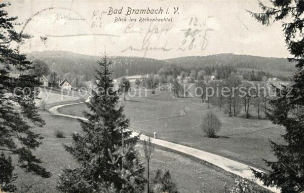 Bad Brambach Blick ins Röthenbachtal