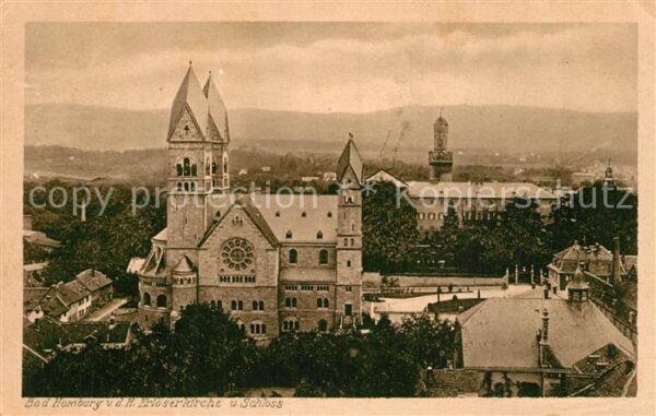 Bad Homburg Erlöserkirche und Schloss