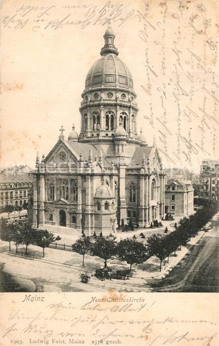Mainz Rhein Neue Christuskirche