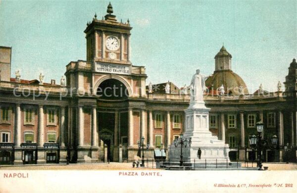 Napoli Neapel Piazza Dante