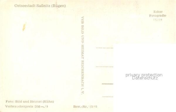 Sassnitz Ostseebad Ruegen Panorama – Bild 2