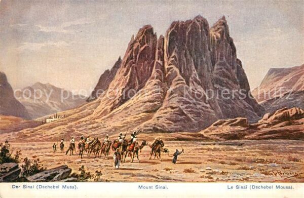Sinai Halbinsel Der Sinai Dschebel Musa