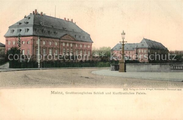 Mainz Rhein Grossherzogliches Schloss und Kurfürstl