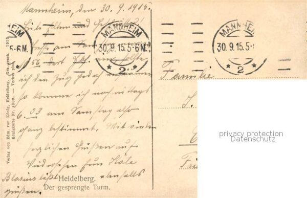 Mannheim Burgruine – Bild 2