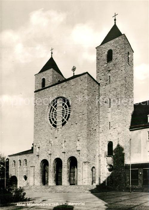 Muensterschwarzach Abteikirche Kircheportal