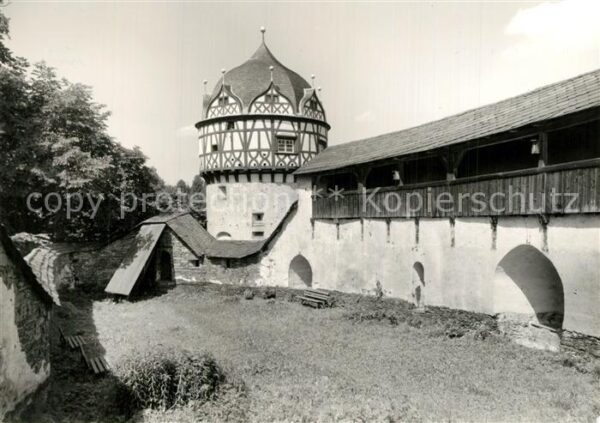 Burgk Saale-Orla-Kreis Staatl Museum Schloss Burgk Roter Turm