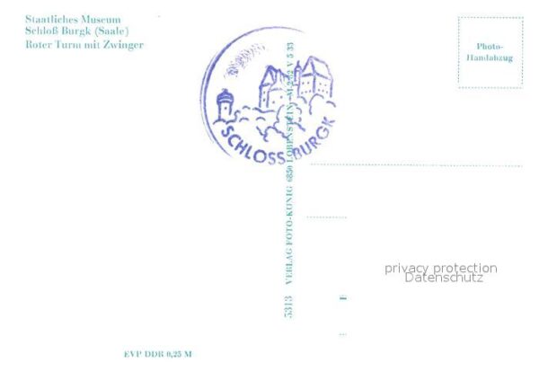 Burgk Saale-Orla-Kreis Staatl Museum Schloss Burgk Roter Turm – Bild 2