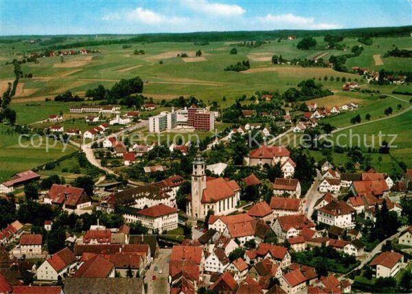 Bad Wurzach Fliegeraufnahme mit Fürstlich Waldburg