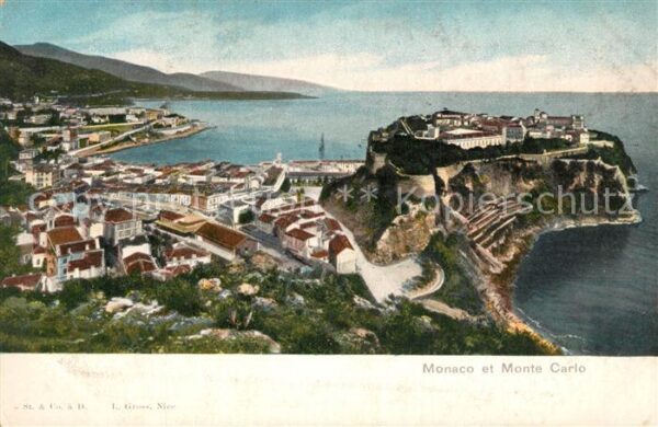 Monaco et Monte Carlo Rocher de la Principauté