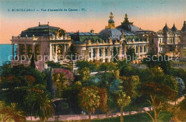 Monte-Carlo Vue d_ensemble du Casino